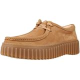 Mocassins - Torhill Bee - Effen - Leer - Middelhoge Hak