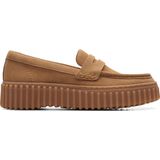 Clarks - Torhill Penny - Instapper - Lichtbruin - Suède