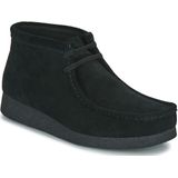 Clarks - Wallabee EVO - Booties - Zwart - Suède