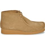 CLARKS - Wallabee - Sneakers Hoog - Bruin - Leer en Suède