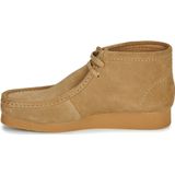 CLARKS - Wallabee - Sneakers Hoog - Bruin - Leer en Suède