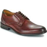 Clarks - Craft Arlo Lace - Oxfordschoen - Goudbruin - Leer