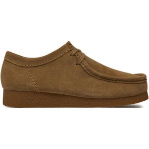 Clarks - Wallabee EVO - Veterschoen - Donker Sand - Suède