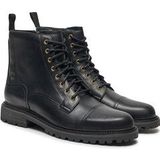 Clarks - Clarkridge Hi - Enkellaarsjes - Zwart - Leer