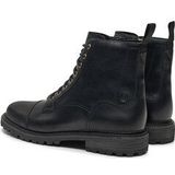 Clarks - Clarkridge Hi - Enkellaarsjes - Zwart - Leer