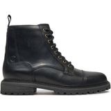 Clarks - Clarkridge Hi - Enkellaarsjes - Zwart - Leer