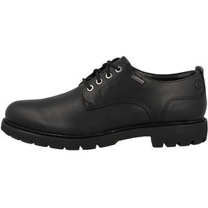 Clarks Batcombetiegtx oxford heren, zwart leder, 43 EU