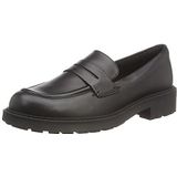 Clarks Dames Orinoco2 Penny Loafer, zwart leder, 37 EU