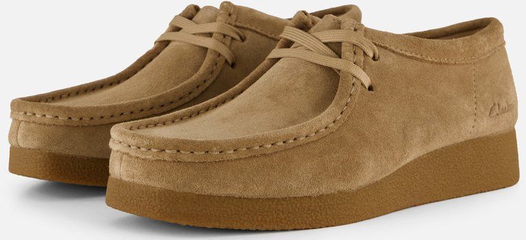 Clarks - WallabeeEVOSh - Mocassins - Zwart - Leer
