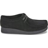 Clarks Originals Wallabee Evo suède schoenen voor dames, zwart, 37 EU, zwart.