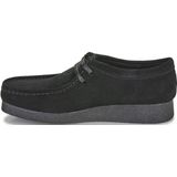 Clarks Originals Wallabee Evo suède schoenen voor dames, zwart, 37 EU, zwart.