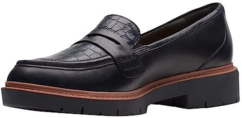 Clarks - Westlynn Ayla - Penny Loafer - Zwart - Leder