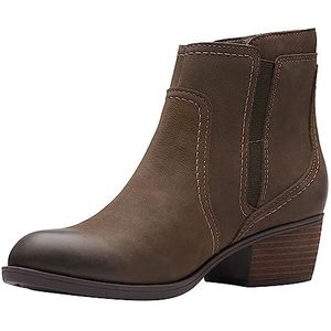 Clarks Charlten Ave Modieuze laarzen voor dames, Slate Nubuck, 37,5 EU, Slate Nubuck, 37.5 EU