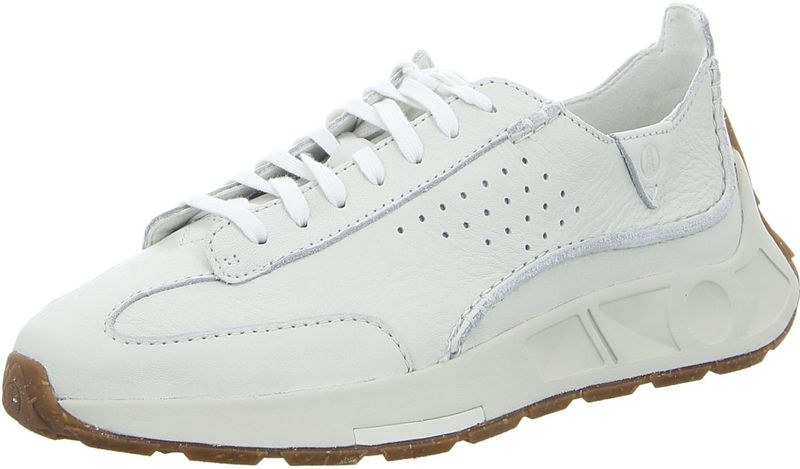 Clarks - Craft Speed - Hardloopschoenen - Wit - Premium Gedeconstrueerd Leer