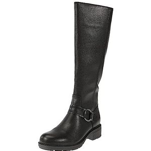 Clarks - Dames - Hearth Rae - D - 2 - black leather - maat 5