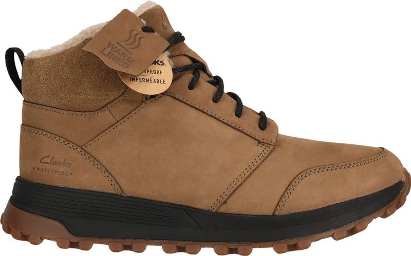 Clarks - Atl Trek Up - Herenlaarzen - Golvend Zand - Waterdicht - Comfortabel