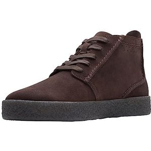 Clarks Streethill Mid enkellaarzen voor heren, Dark Brown Suède., 43 EU