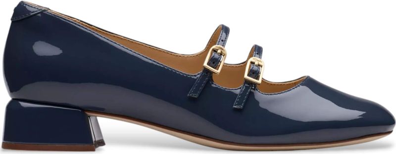 Clarks - Daiss30 Shine - Nette Schoenen - Zwart - Lakleer