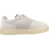 Clarks - Tor 80 - Sneakers - Gebroken Wit - Nubuckleer en Suède