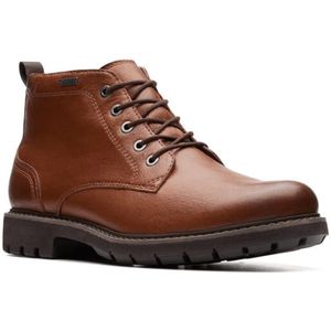 Clarks - Heren - Batcombe Mix - G - 4 - dark tan lea