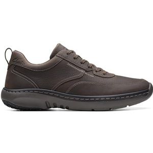 Clarks Veterschoen ClarksPro Lace Dark Brown Tumbled Wijdte H