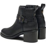 Clarks - Zwarte Enkellaarsjes - Leer