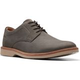 Veterschoen Clarks Men Atticus LTLace Dark Grey Nubuck-Schoenmaat 41