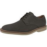 Clarks - Atticus Lt Lace - Nette Schoenen - Donkergrijs - Nubuck