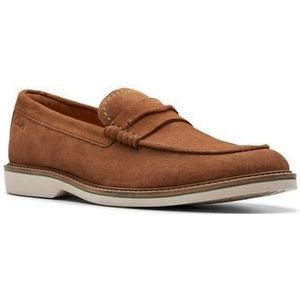 Clarks Atticus Ltslip Mocassin voor heren, Suède (Gamuza Cola)