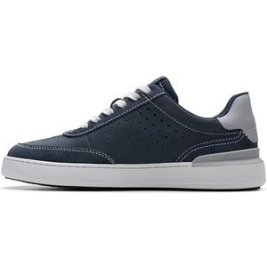 Clarks Heren Courtlite Run Sneaker, Navy Nubuck, 11 UK, marine Nubuck, 46 EU