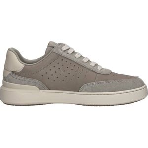 Clarks Courtlite Run Sneaker voor heren, Grijs Nubuck, 45 EU