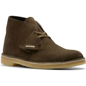 Clarks Desert Boot Bushacre 3 Chukka-laarzen voor heren, zwart leder, 44.5 EU