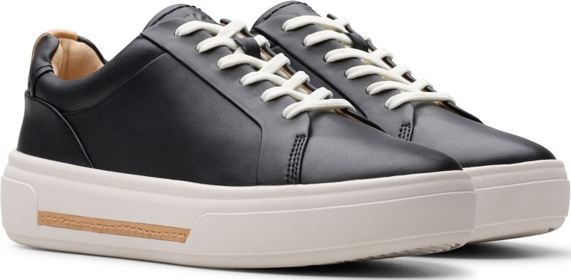 Clarks - Hollyhock Walk - Casual Sneaker - Wit - Leer