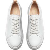 Clarks - Hollyhock Walk - Casual Sneaker - Gebroken Wit - Leer