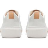 Clarks - Hollyhock Walk - Casual Sneaker - Gebroken Wit - Leer