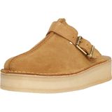 Clarks - Trek Wedge - Muiltjes - Bruin - Suède - Geen Sluiting