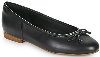 Clarks - Fawna Lily - Balletschoenen - Zwart - Leder