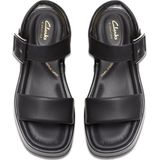 Clarks - Alda Strap - Sandalen - Zwart - Leer