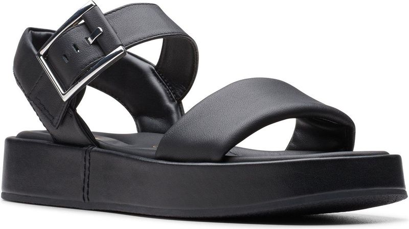 Clarks - Alda Strap - Sandalen - Zwart - Leer