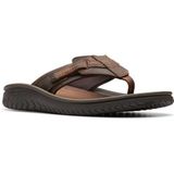 Clarks Wesley Sun Sandaal voor heren, Bijenwas Leer, 39.5 EU