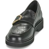 Loafers in leer Splend Penny CLARKS. Leer materiaal. Maten 38. Zwart kleur