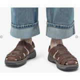 Clarks - Saltway Cove - Wandelsandaal - Donkerbruin - Leer