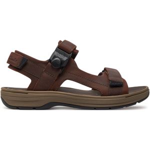 Clarks - Sandalen - Bruin - Leer