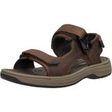Clarks - Saltway Trail - Sandalen - Donkerbruin - Leer
