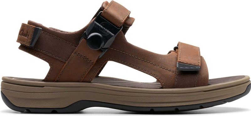 Clarks - Saltway Trail - Sandalen - Donkerbruin - Leer
