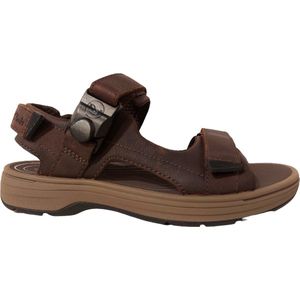 Clarks Saltway Trail Sandalen, comfortabele sandalen voor heren, bruin, 44.5 EU
