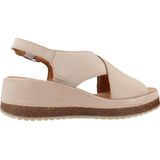 Clarks - Kassanda Step - Sandalen - Zandkleur - Nubuckleer