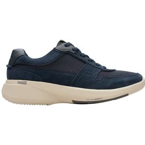 Clarks Lehman Race Sneaker voor heren, Marine Combi, 6