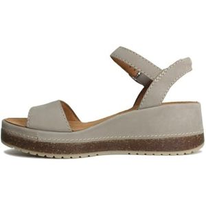 Clarks Dames Kassanda Lily Sandaal, Stone Nubuck, 6.5 UK, Stone Nubuck, 40 EU