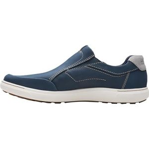 Clarks Mapstone Step instappers voor heren, marine Nubuck, 40 EU